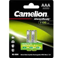 Аккумулятор Camelion Always Ready AAA 2шт/бл(NH-AAA1100BP2,1.2В) (15037)