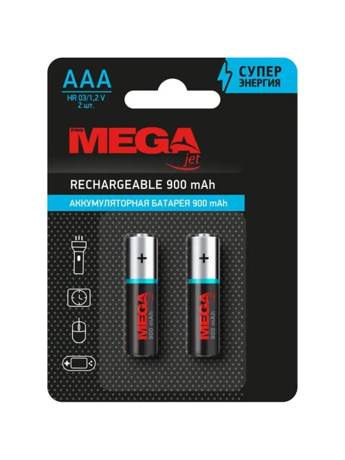 Аккумулятор АAА/HR03 Ni-MH Rechargeable 900mAh бл/2шт