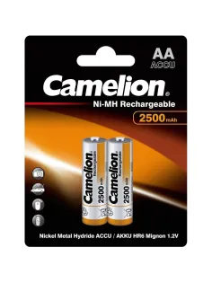 Аккумулятор Camelion AA-2500mAh 2шт/бл(NH-AA2500BP2,1.2В) (6107)