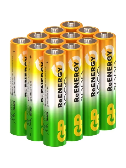 Аккумулятор GP GP100AAAHC-B12/100AAAHCRGY-B12 /312 ААА 1000(min950mAh)12шт