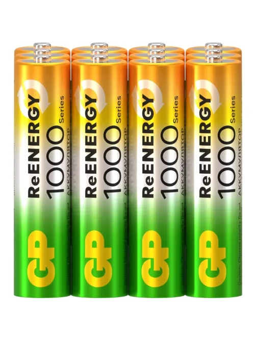 Аккумулятор GP GP100AAAHC-B12/100AAAHCRGY-B12 /312 ААА 1000(min950mAh)12шт