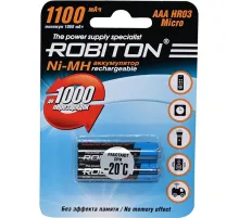 Аккумулятор ROBITON 1100MHAAA-2 BL2 (2шт/уп)