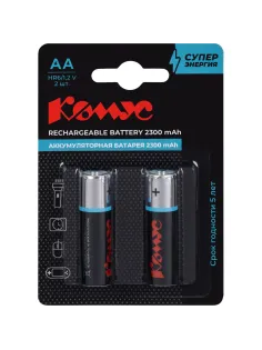 Аккумулятор АА/HR6 Ni-MH Rechargeable 2300mAh бл/2шт