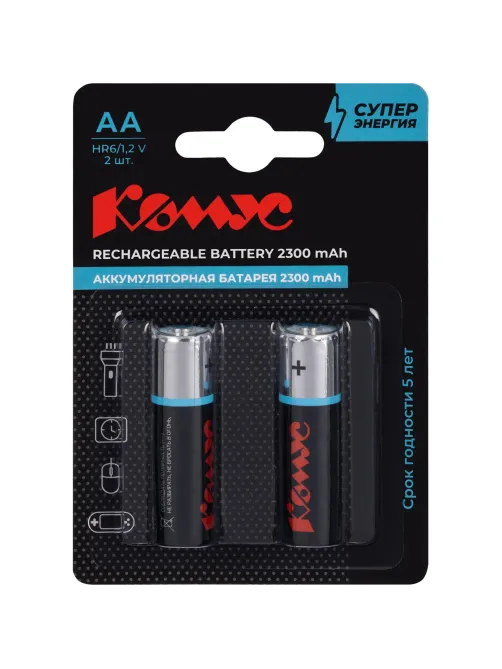 Аккумулятор АА/HR6 Ni-MH Rechargeable 2300mAh бл/2шт