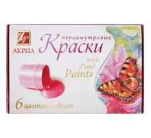 Краски акриловые Луч Перламутровые 6цв 22С 1411-08