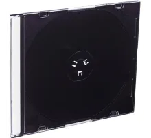 Бокс CMC для CD/DVD пластиковый Slim Case черный  (200 шт. в уп) (CDB-sl)