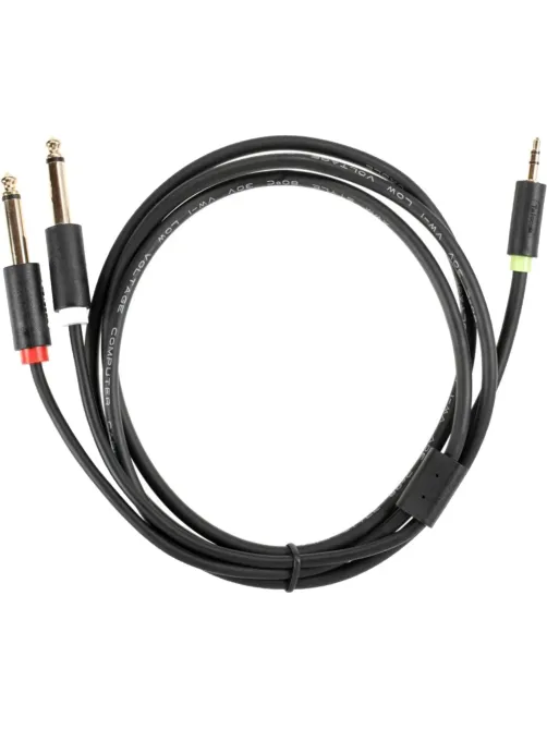 Адаптер переходник 3.5 Jack (M) - 2x 6.3 Jack (M)Telecom /TAV6168-1.5M