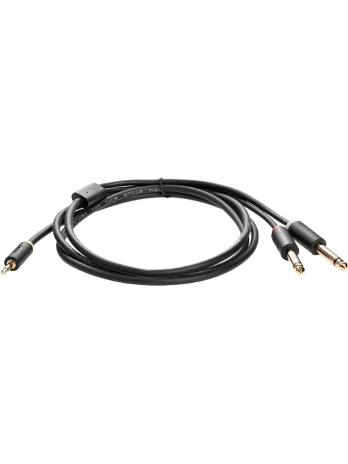 Адаптер переходник 3.5 Jack (M) - 2x 6.3 Jack (M)Telecom /TAV6168-1.5M