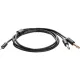 Адаптер переходник 3.5 Jack (M) - 2x 6.3 Jack (M)Telecom /TAV6168-1.5M