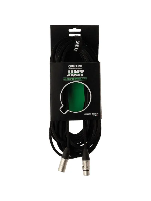 Кабель Quik Lok Just MF 10 SL, микрофонный, XLR- XLR, 10м