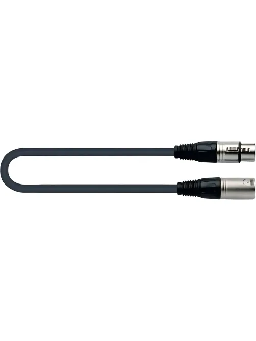 Кабель микрофонный Quik Lok MX775-3, разъемы XLR/F - XLR/M, 3м