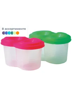 Емкость для воды Луч, стакан-непролиивайка №2 (стакан+крышка)