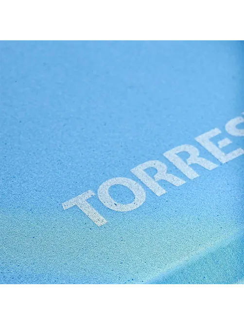 Блок для йоги TORRES, YL8005, размер 8x15x23 см, материал ЭВА, голубой