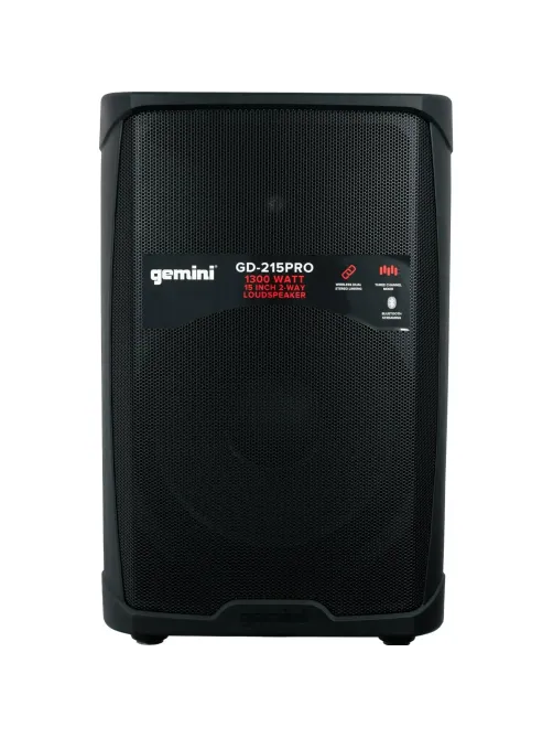 Акустическая система Gemini GD-215PRO 2-х полосная, активная, 280 Вт