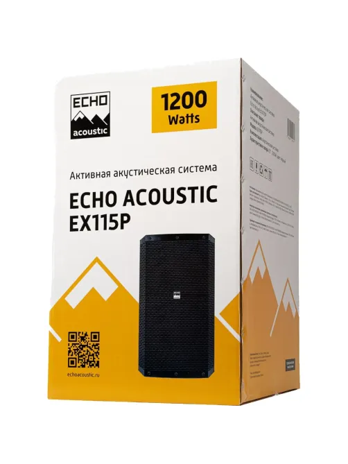 Акустическая система Echo Acoustic EX112P, активная, 1000Вт Peak, DSP