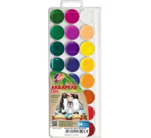 Краски акварельные Луч Zoo 24 цв  пласт упак б/кисти,  29С 1692-08