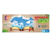 Краски акварельные Луч ZOO 14 цв. без кисти, 22С 1418-08