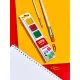 Краски акварельные Комус Класс ColorPics   набор 6цв б/кист пласт