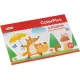 Альбом для рисования Комус Класс ColorPics 20 л. скрепка А4 ВД 4шт/уп