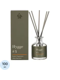 Аромадиффузор с палочками Hygge #3 Табак /Бергамот 100 мл 100-053