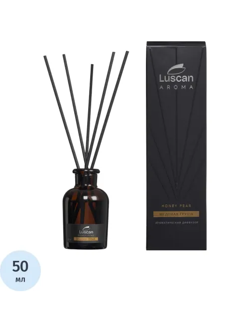 Аромадиффузор с палочками Luscan Медовая груша 50 мл
