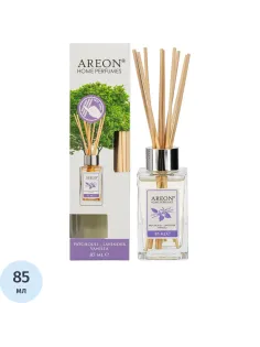 Аромадиффузор AREON STICKS PREMIUM 85 ml. Патчоули-лаванда-ваниль
