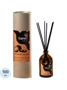 Аромадиффузор LazyLi Coconut&Chocolate 100мл тубус, TSRD00154978