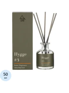 Аромадиффузор с палочками Hygge #3 Табак и Бергамот 50 мл АР 100-016