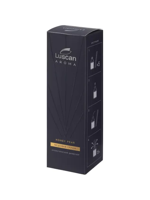 Аромадиффузор с палочками Luscan Медовая груша 50 мл