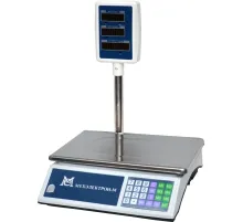 Весы торговые Мехэлектрон-М ВР4900-15-2Д-СДБ 01М до 15 кг,LЕD, со стойкой