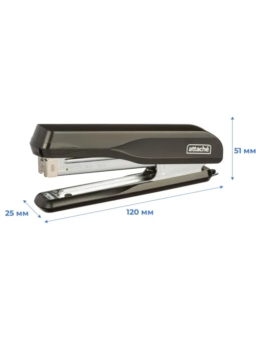 Степлер Attache MSBK2430 (№24/6-26/6) до 30 лист., металл, чёрный