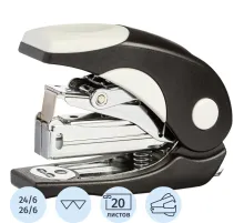 Степлер -мини КОМУС 6116 Light-Force N24/6 до 20л,энергосберег,антист,черн