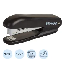 Степлер Комус Prima (№10)8241 черный до 12л. антистеп