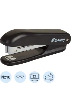 Степлер Комус Prima (№10)8241 черный до 12л. антистеп