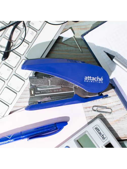 Степлер Attache Selection MSBL1020 (№10)  до 20лис,энергосбер,металл,син