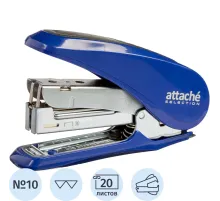 Степлер Attache Selection MSBL1020 (№10)  до 20лис,энергосбер,металл,син