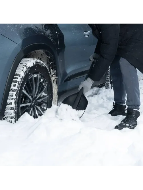 Лопата автомобильная для снега, 230х290х690мм, Denzel, 61670