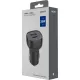 Зарядное устройство автомобильное PERO AC05 USB-A QC3.0/USB-C PD/38W/черное