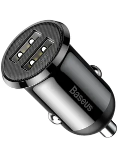 Зарядное устройство Baseus Grain Pro (Dual USB 4.8A ) Black CCALLP-01