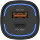 Зарядное устройство автомобильное PERO AC05 USB-A QC3.0/USB-C PD/38W/черное