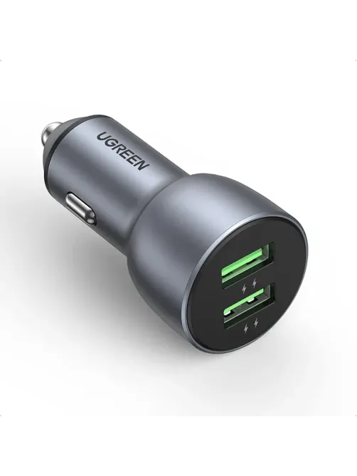 Зарядное устройство Ugreen CD213 2х USB-A. QC 3.0. 36 Вт (10144)
