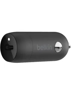 Зарядное устройство Belkin (CCA004btBK) авто BoostCharge USB-C PD 30W черн