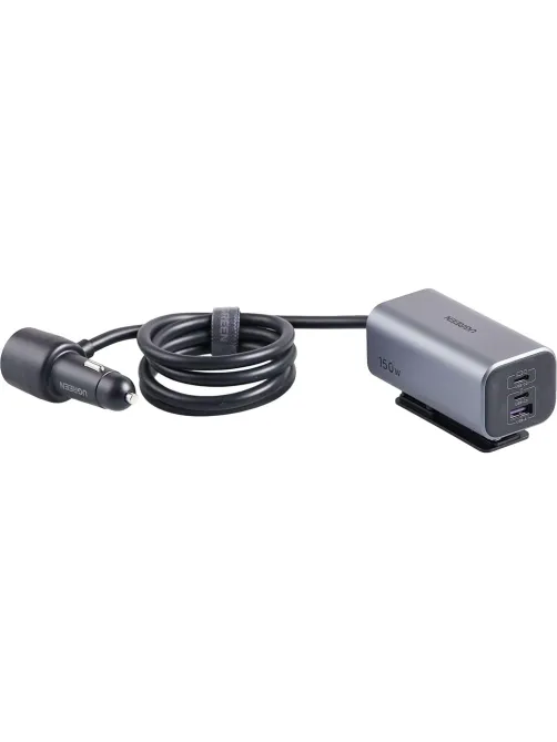 Зарядное устройство Ugreen EC706 (35571)авто;150W 4-PortGaN+USB-A+USB-C сер
