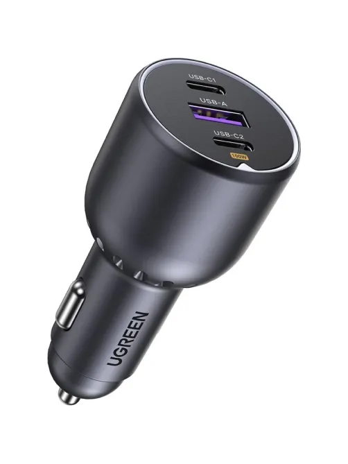 Зарядное устройство UGREEN EC705 (35025) USB-C PD+USB-A130W автомоб, серый
