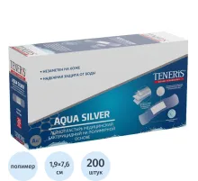 Лейкопластырь AQUA SILVER Teneris 10наб/уп (20 штук в наборе)