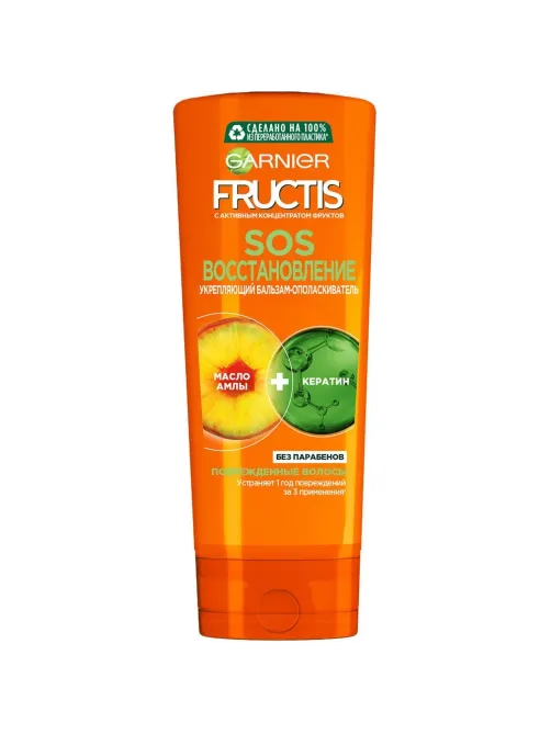 Бальзам - ополаскиватель Garnier Fructis SOS Восстановление 387мл в асс-те