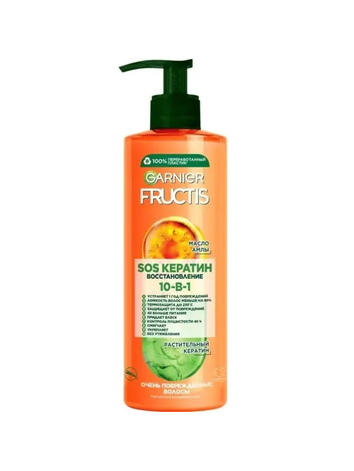 Маска для волос Garnier Fructis SOS Спасатель 10в1, 400 мл