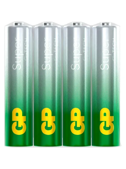 Батарейка GP Super AAA/LR03/24A 24ARS-2SB4/24AA21RA-2CRS4 96шт/уп, 4шт/бл