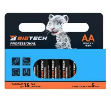 Батарейка BigTech Professional АA/LR6 уп/18шт