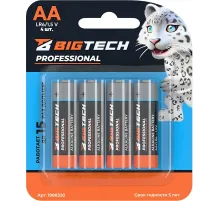 Батарейка BigTech Professional АA/LR6 бл/4шт